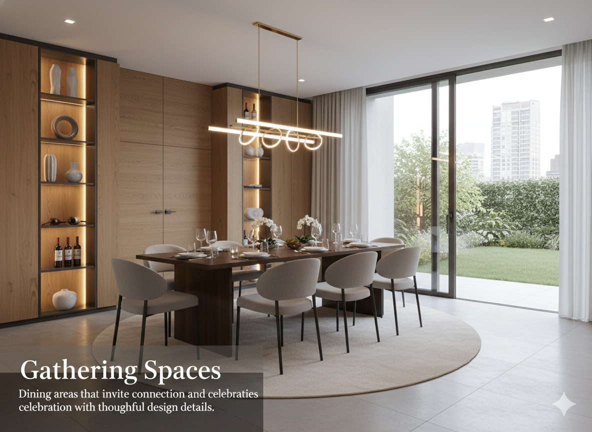 Elegant dining space